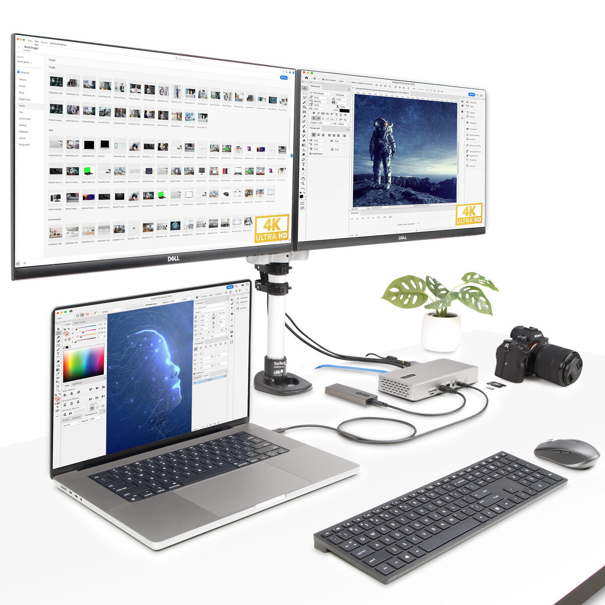 Zaščita za tipkovnico Startech 132UE-TB4USB4DOCK